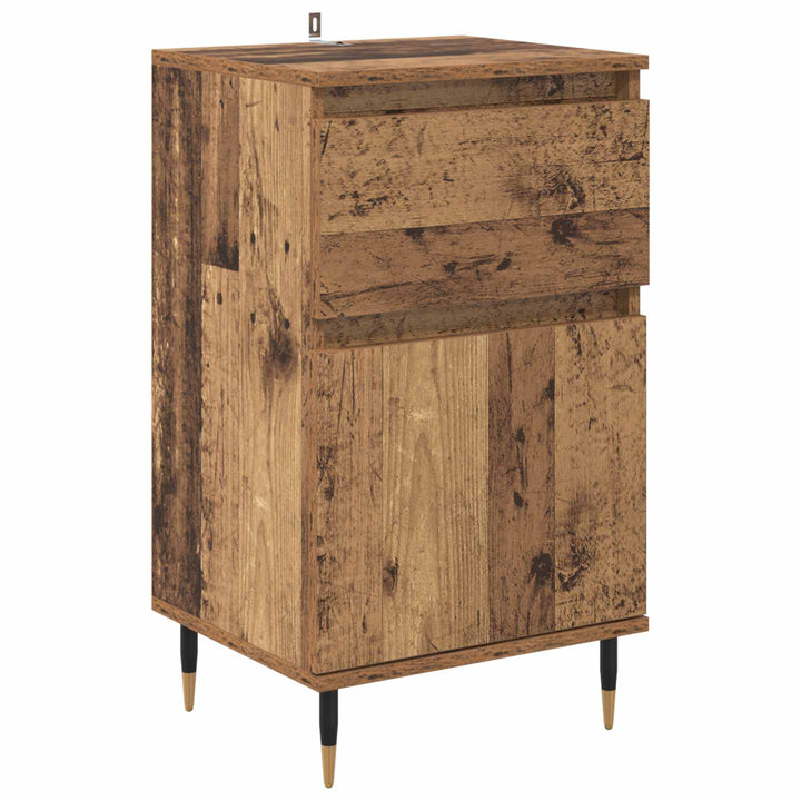 Sideboard Gammelt træ 40 x 35 x 70 cm Ingeniørt træ og jern