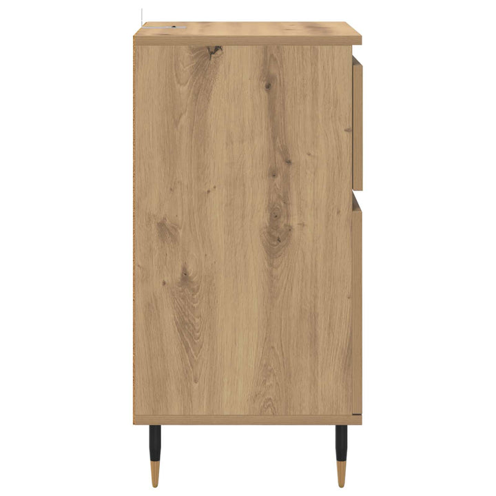 Sideboard Artisan Egetræ 40 x 35 x 70 cm Ingeniørt træ og jern