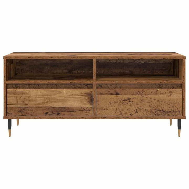 TV-skab Gammelt træ 100 x 34,5 x 44,5 cm Ingeniørt træ og jern