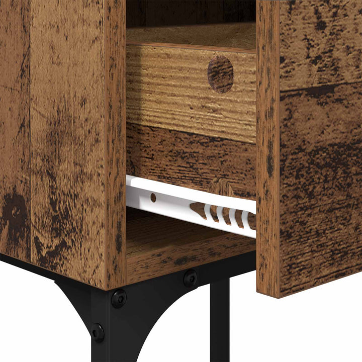 Sengebord Gammelt træ 40 x 29 x 60 cm Konstrueret træ