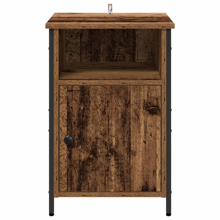 Natskab 2 pcs Gammelt træ 40 x 42 x 60 cm Konstrueret træ