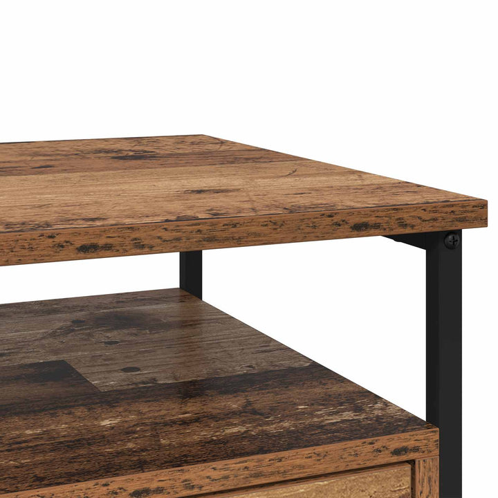 Natskab 2 pcs Gammelt træ 40 x 42 x 55 cm Konstrueret træ