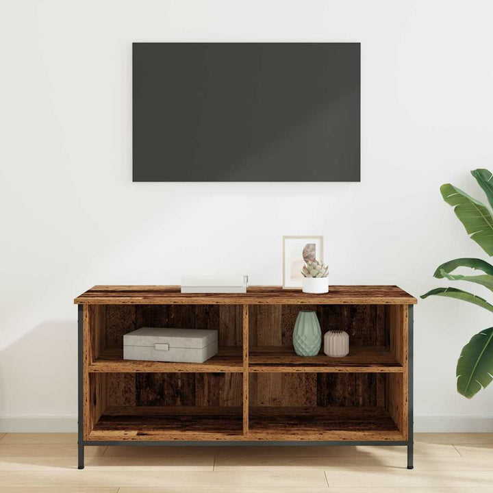 TV-skab Gammelt træ 100 x 40 x 50 cm Konstrueret træ