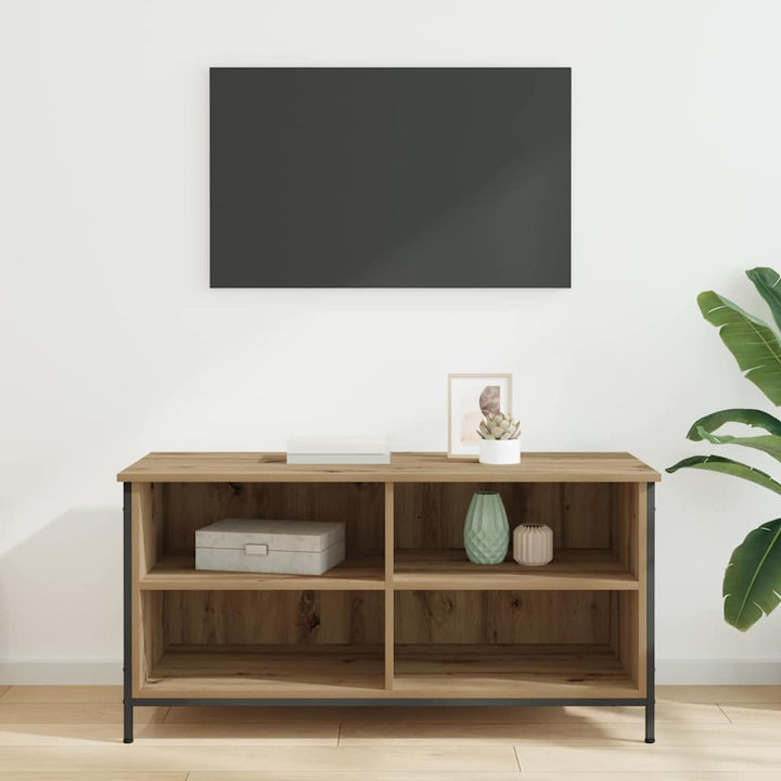 TV-skab 100 x 40 x 50 cm Artisan Egetræ Konstrueret træ