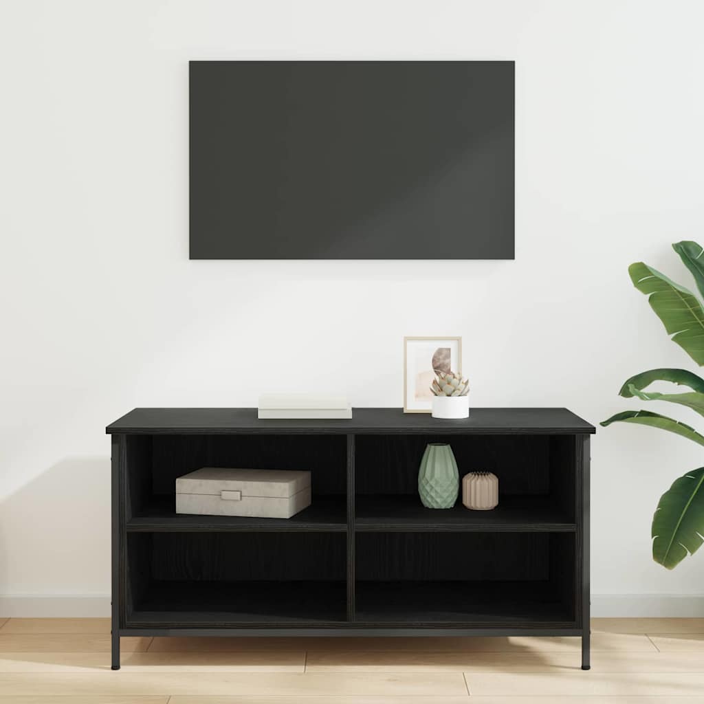 TV-skab 100 x 40 x 50 cm Sort eg Konstrueret træ