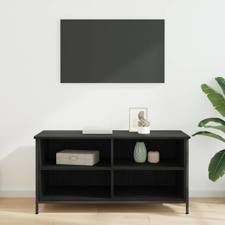 TV-skab 100 x 40 x 50 cm Sort eg Konstrueret træ