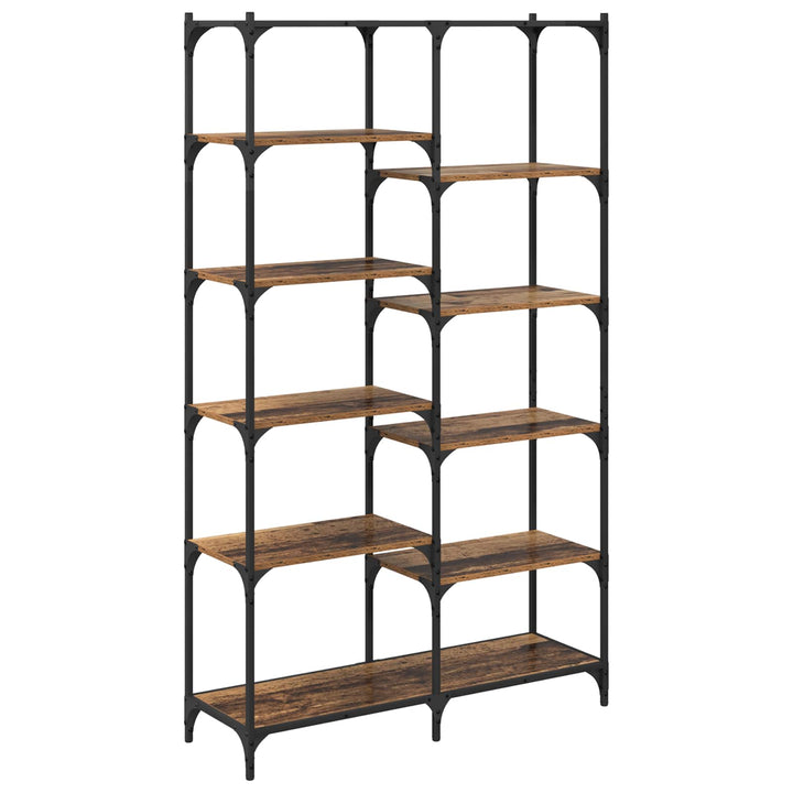 Bogreol Gammelt træ 100 x 32 x 170 cm Konstrueret træ
