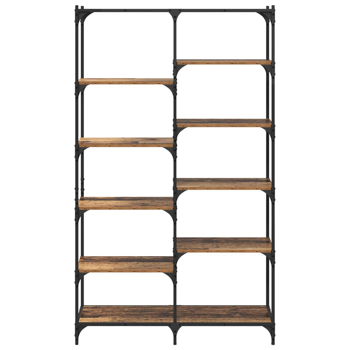Bogreol Gammelt træ 100 x 32 x 170 cm Konstrueret træ