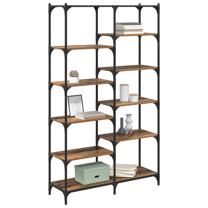 Bogreol Gammelt træ 100 x 32 x 170 cm Konstrueret træ