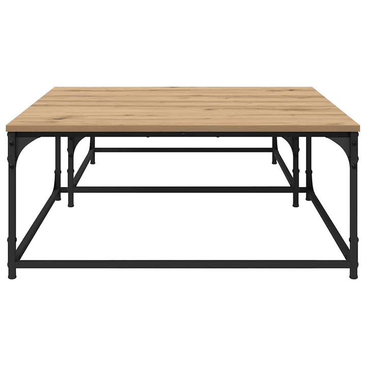 Sofabord 2 stk. Artisan Egetræ 80 x 80 x 35 cm Konstrueret træ