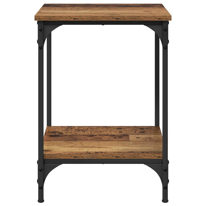 Sofabord Gammelt træ 40 x 40 x 55 cm Konstrueret træ