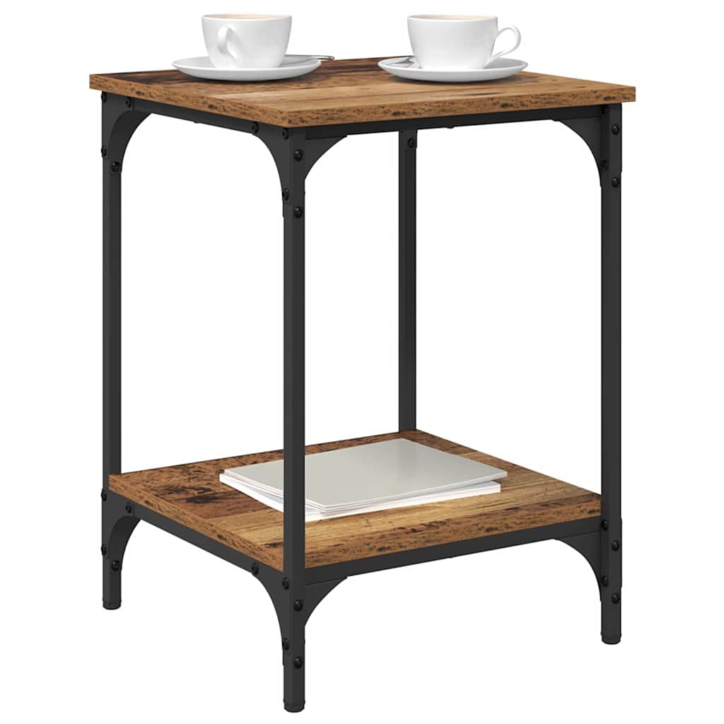 Sofabord Gammelt træ 40 x 40 x 55 cm Konstrueret træ
