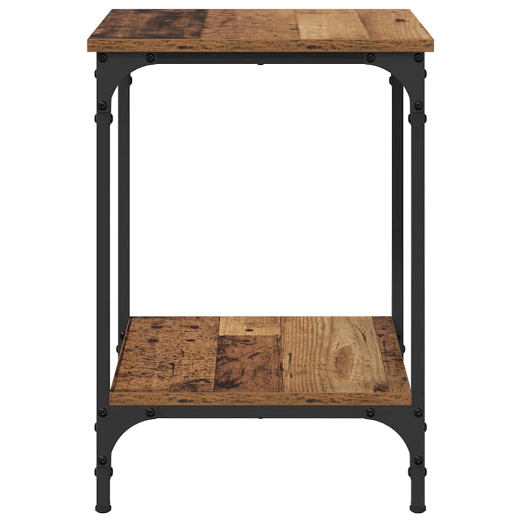 Sofabord Gammelt træ 40 x 40 x 55 cm Konstrueret træ