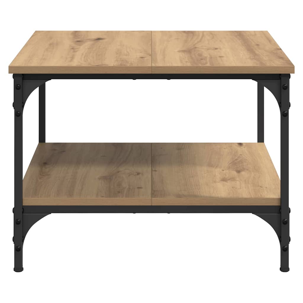 Sofabord Artisan Egetræ 55 x 55 x 40 cm Konstrueret træ
