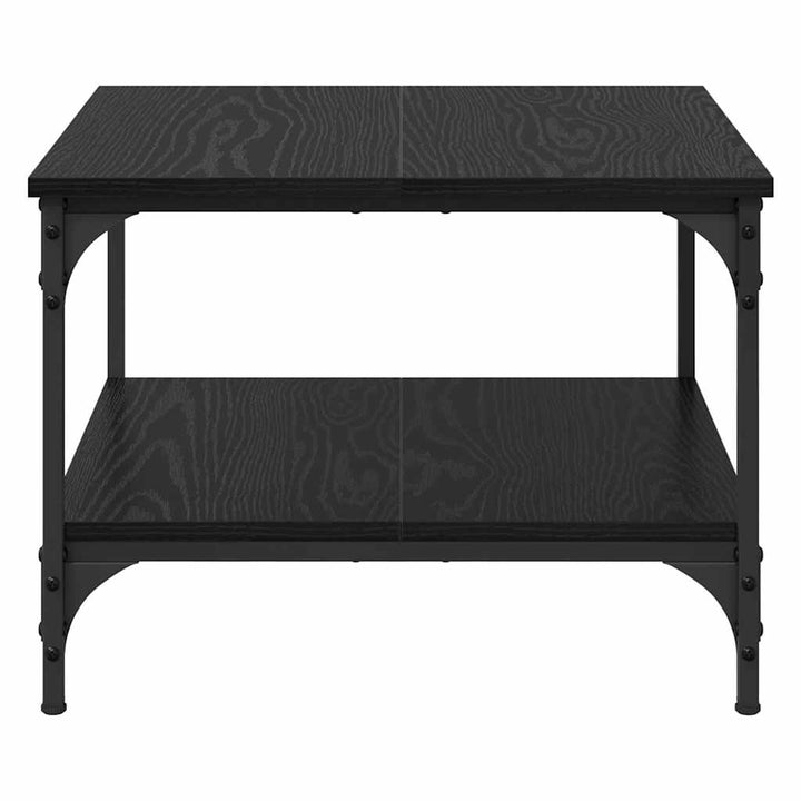 Sofabord Sort eg 55 x 55 x 40 cm Konstrueret træ
