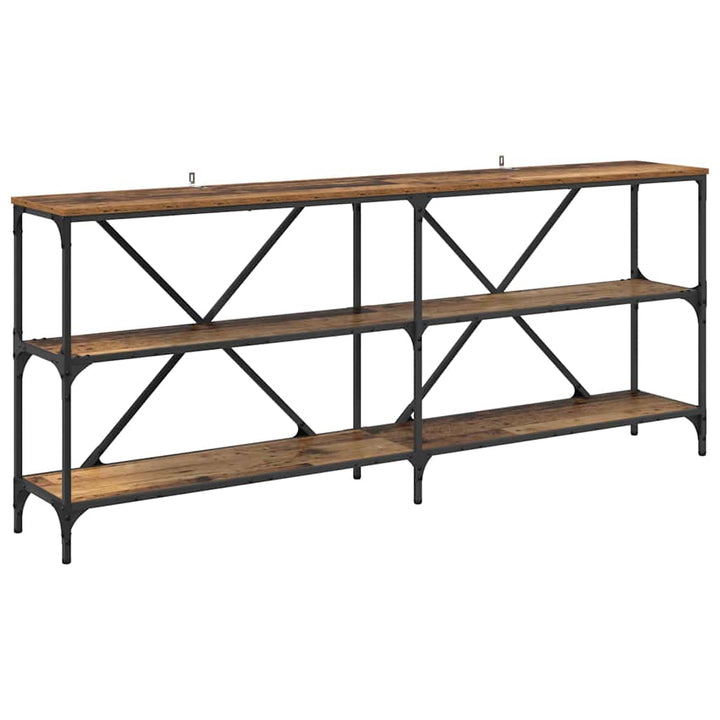 Konsolbord Gammelt træ 180 x 30 x 75 cm Konstrueret træ