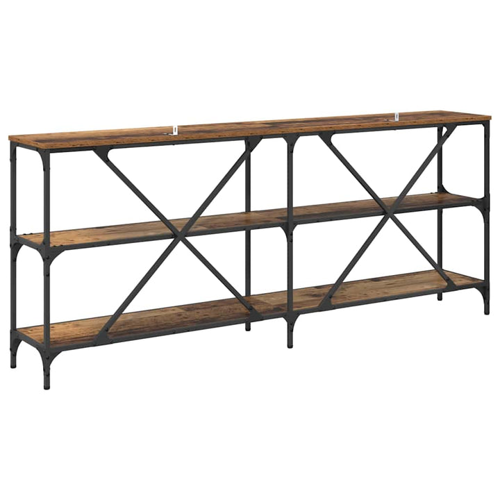 Konsolbord Gammelt træ 180 x 30 x 75 cm Konstrueret træ