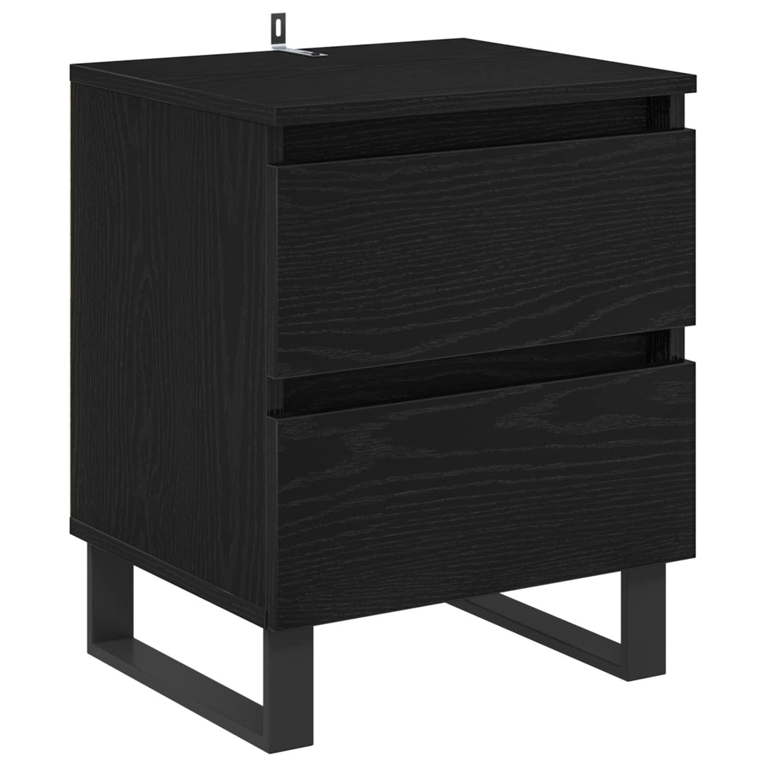 Natskab Sort eg 40 x 35 x 50 cm Konstrueret træ