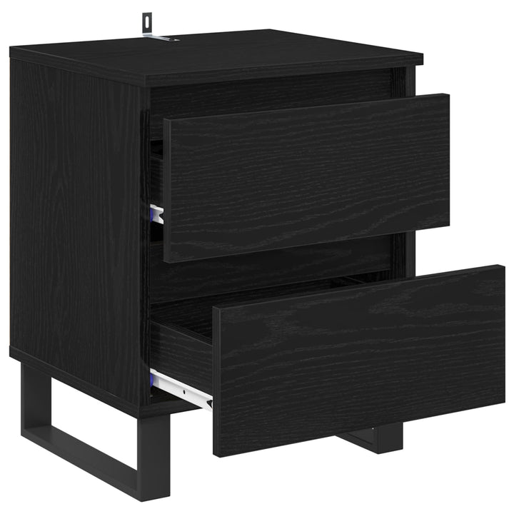 Natskab Sort eg 40 x 35 x 50 cm Konstrueret træ