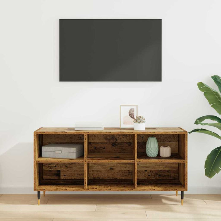 TV-skab Gammelt træ 103,5 x 30 x 50 cm Konstrueret træ