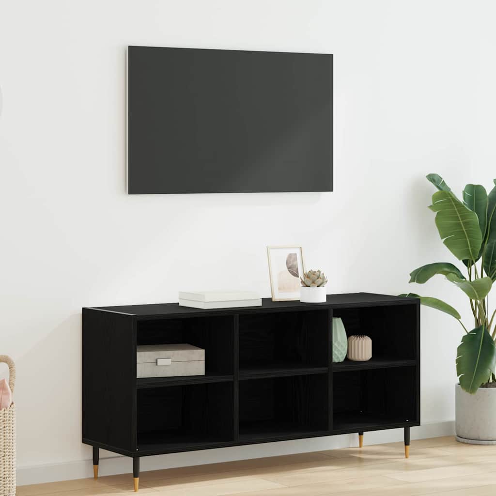 TV-skab 103,5 x 30 x 50 cm Sort eg Konstrueret træ