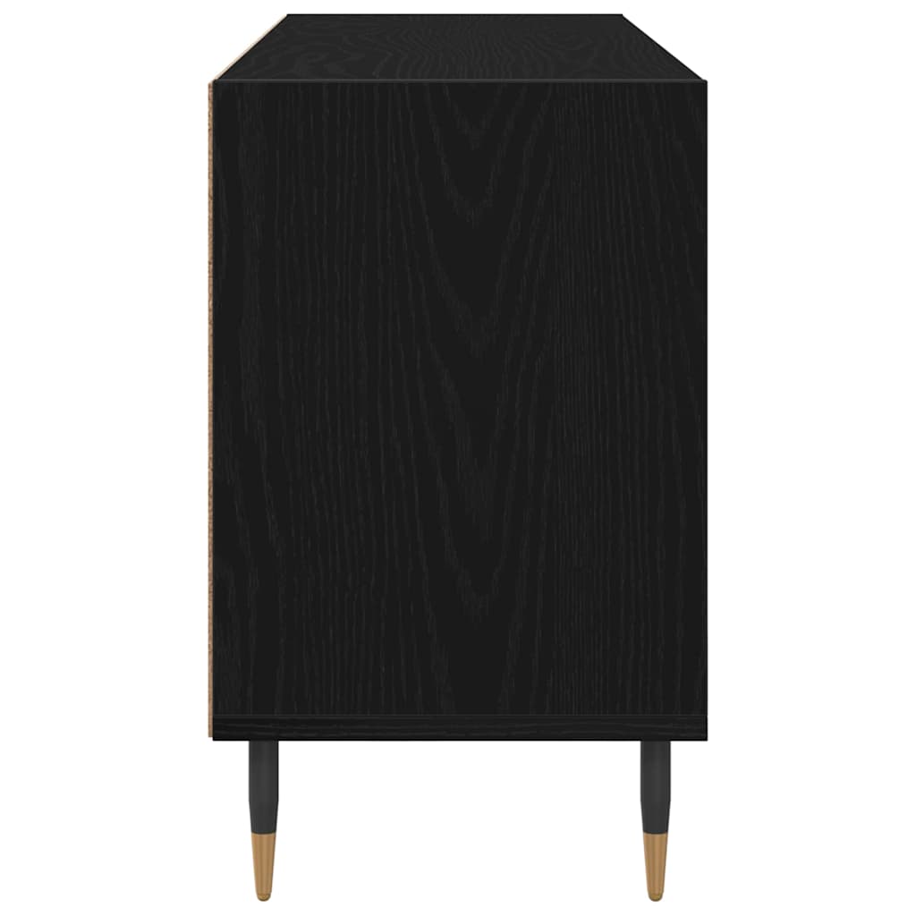 TV-skab 103,5 x 30 x 50 cm Sort eg Konstrueret træ