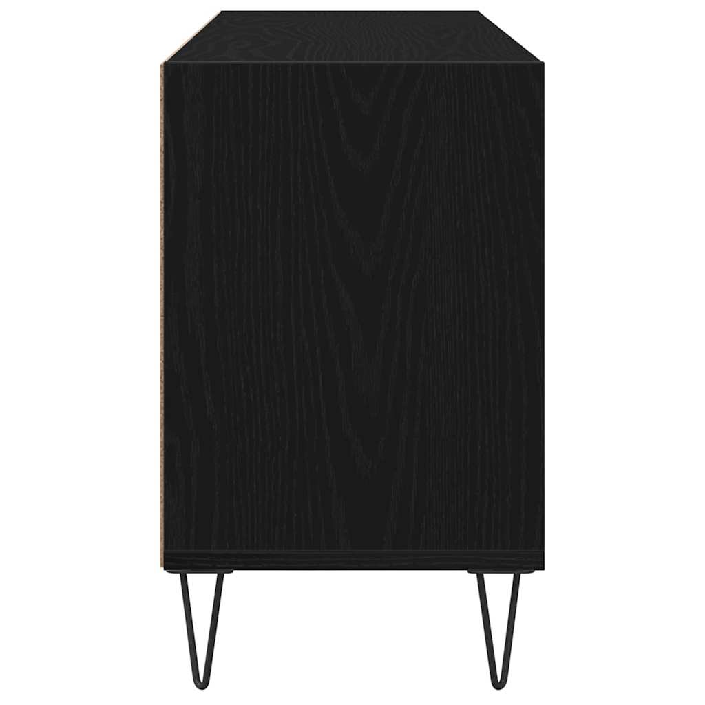 TV-skab Sort eg 103,5 x 30 x 50 cm Konstrueret træ
