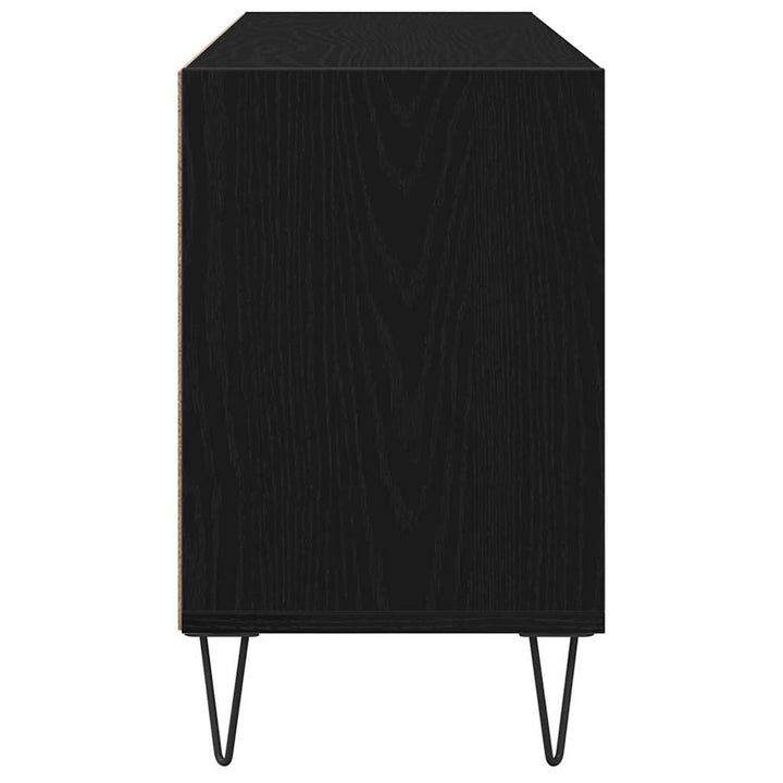 TV-skab Sort eg 103,5 x 30 x 50 cm Konstrueret træ
