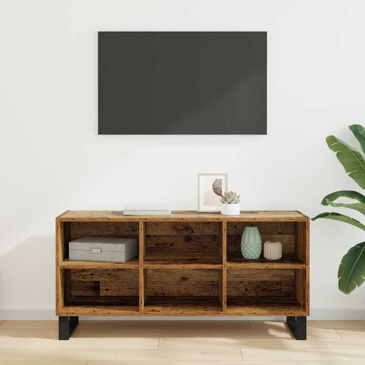 TV-skab Gammelt træ 103,5 x 30 x 50 cm Konstrueret træ