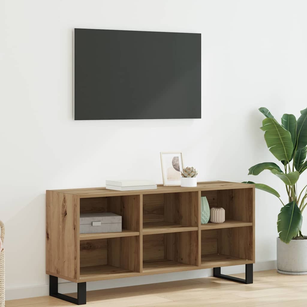 TV-skab 103,5 x 30 x 50 cm Artisan Egetræ Konstrueret træ