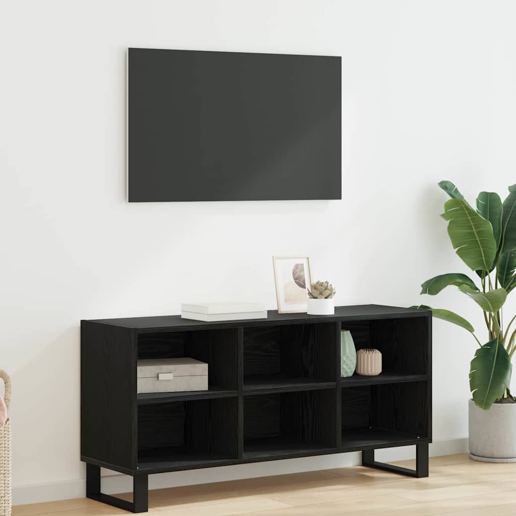 TV-skab 103,5 x 30 x 50 cm Sort eg Konstrueret træ