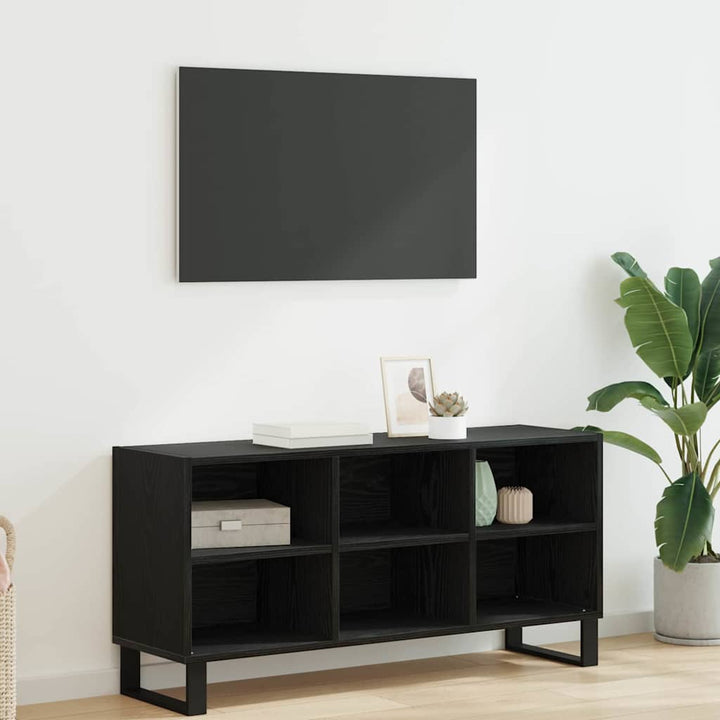 TV-skab 103,5 x 30 x 50 cm Sort eg Konstrueret træ