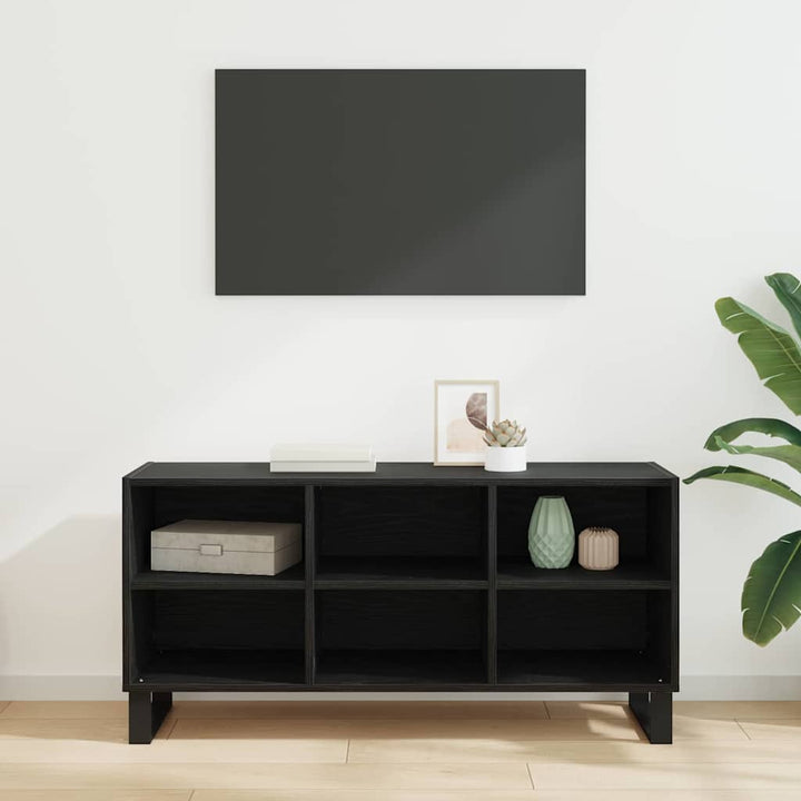 TV-skab 103,5 x 30 x 50 cm Sort eg Konstrueret træ