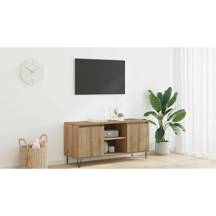 TV-skab Artisan Egetræ 104 x 35 x 50 cm Konstrueret træ