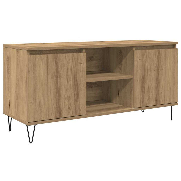 TV-skab Artisan Egetræ 104 x 35 x 50 cm Konstrueret træ