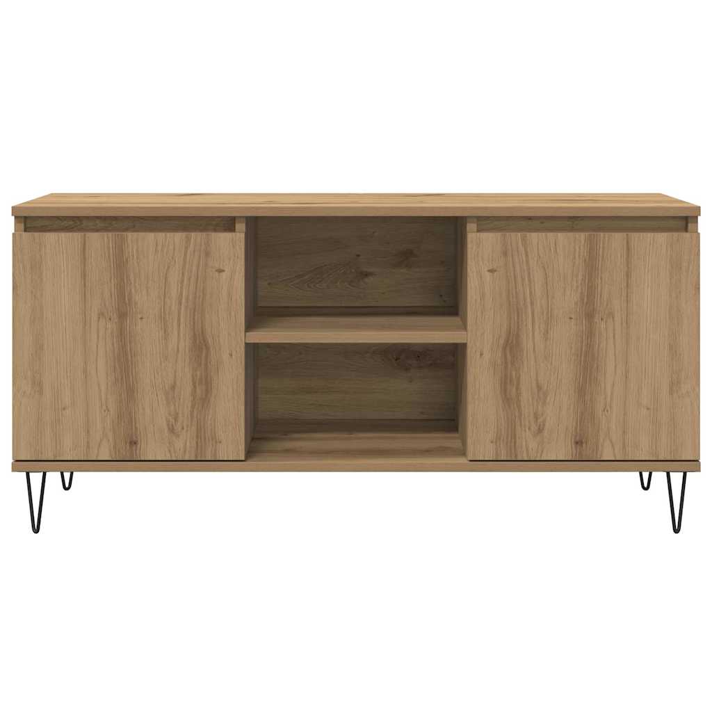 TV-skab Artisan Egetræ 104 x 35 x 50 cm Konstrueret træ
