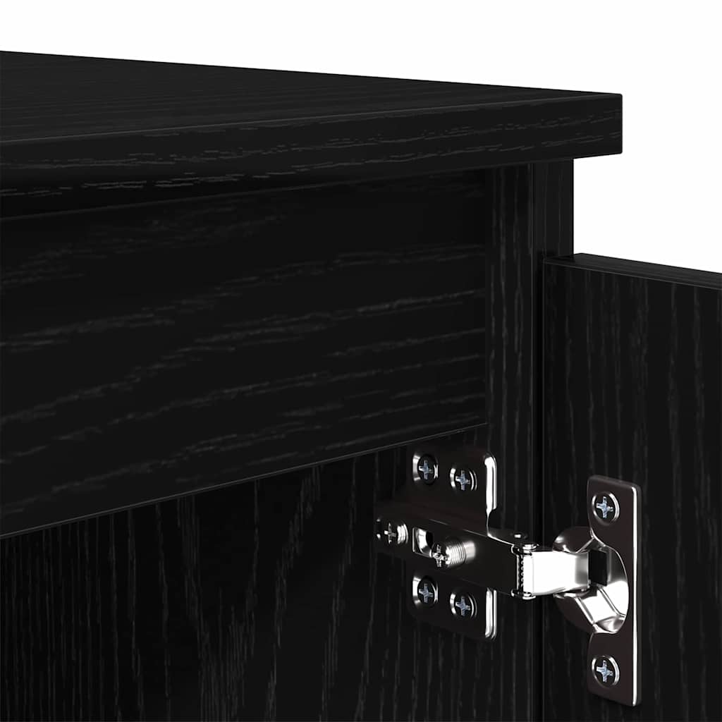 TV-skab 104 x 35 x 50 cm Sort eg Konstrueret træ