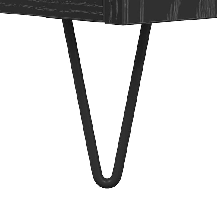 TV-skab 104 x 35 x 50 cm Sort eg Konstrueret træ