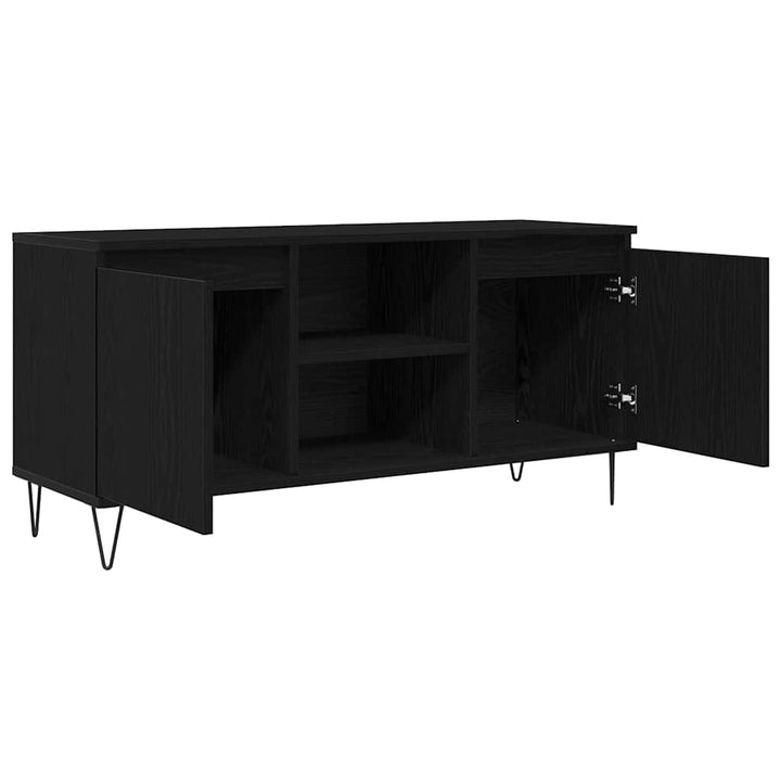 TV-skab 104 x 35 x 50 cm Sort eg Konstrueret træ