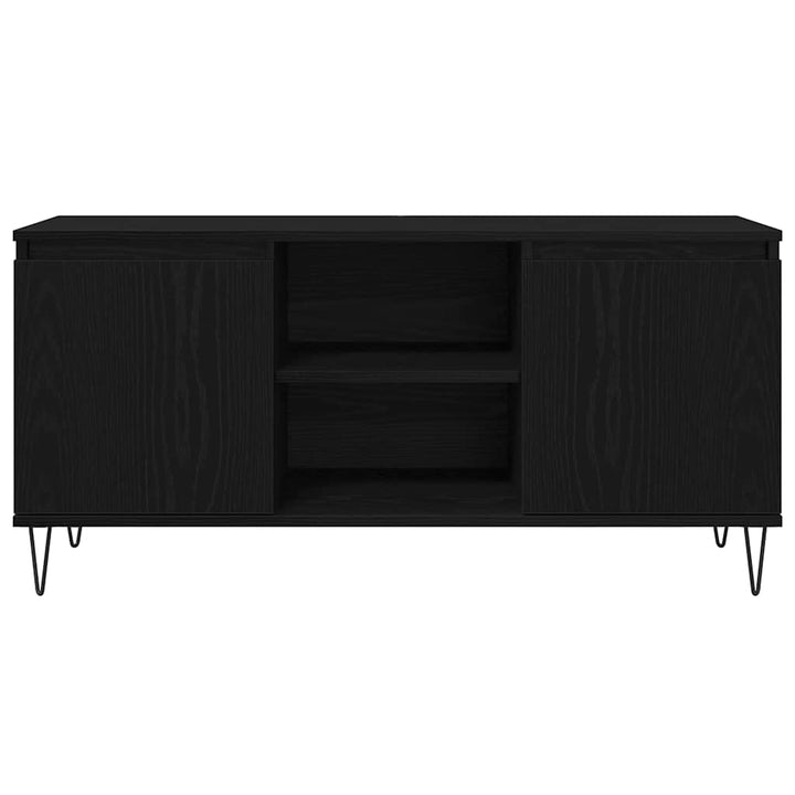 TV-skab 104 x 35 x 50 cm Sort eg Konstrueret træ