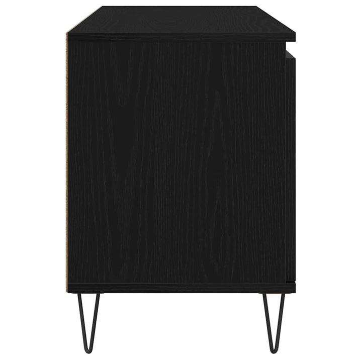 TV-skab 104 x 35 x 50 cm Sort eg Konstrueret træ