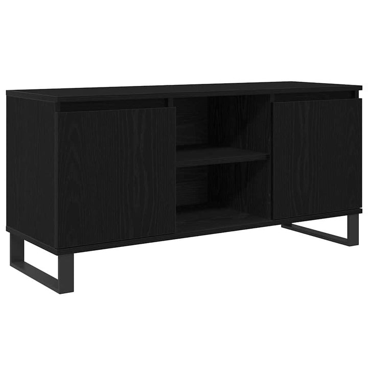 TV-skab 104 x 35 x 50 cm Sort eg Konstrueret træ