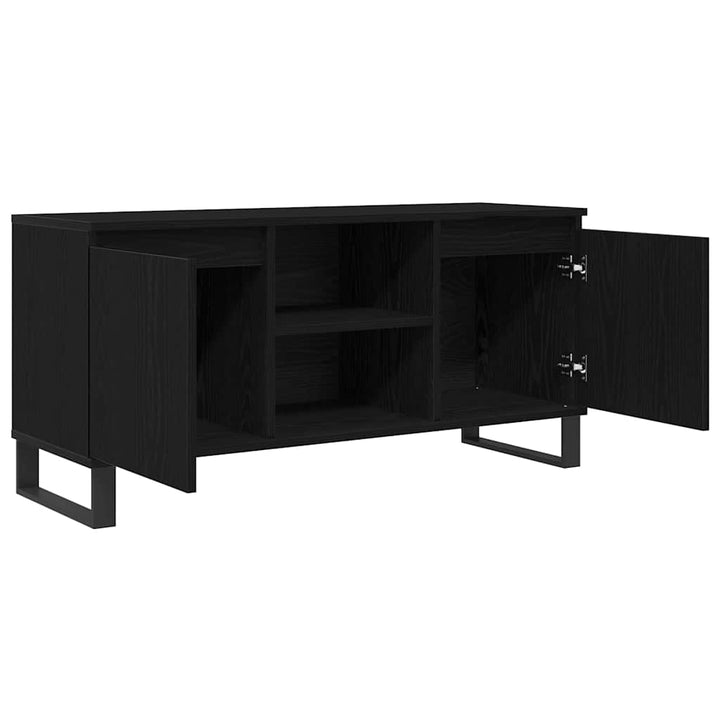 TV-skab 104 x 35 x 50 cm Sort eg Konstrueret træ