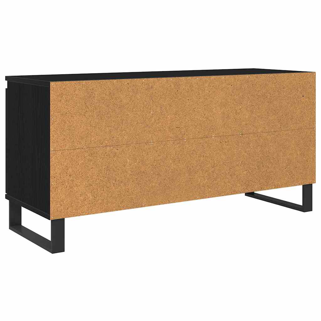 TV-skab 104 x 35 x 50 cm Sort eg Konstrueret træ