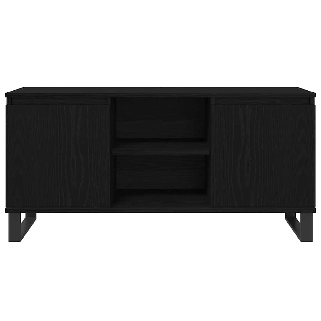 TV-skab 104 x 35 x 50 cm Sort eg Konstrueret træ