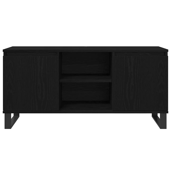 TV-skab 104 x 35 x 50 cm Sort eg Konstrueret træ