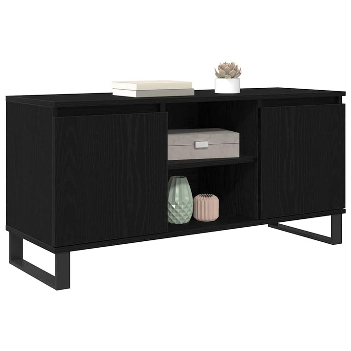 TV-skab 104 x 35 x 50 cm Sort eg Konstrueret træ