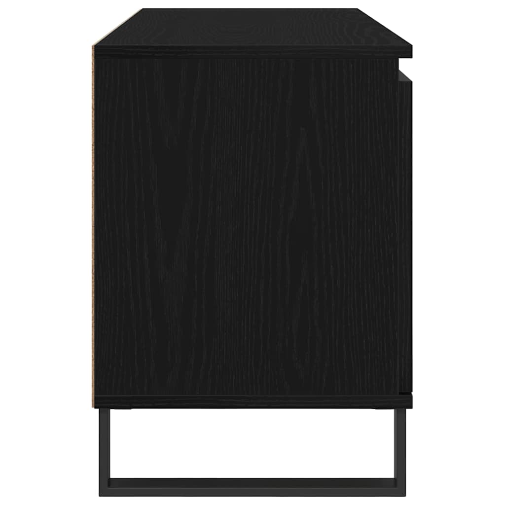 TV-skab 104 x 35 x 50 cm Sort eg Konstrueret træ