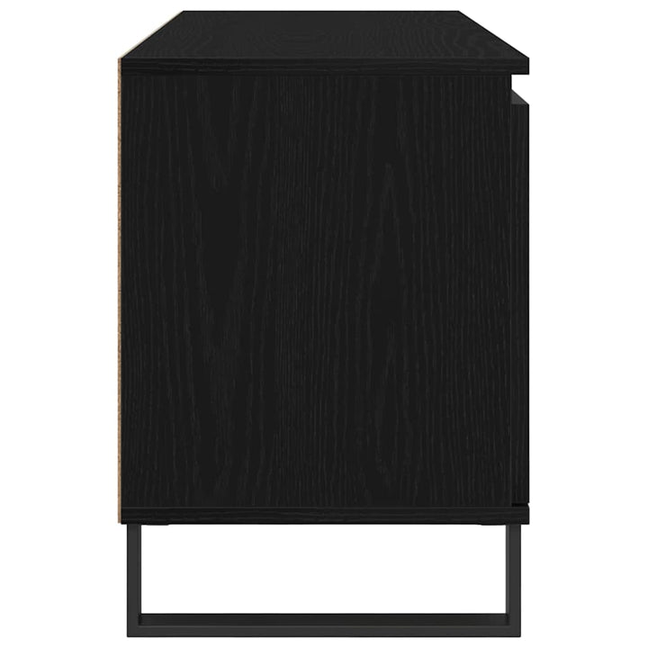 TV-skab 104 x 35 x 50 cm Sort eg Konstrueret træ