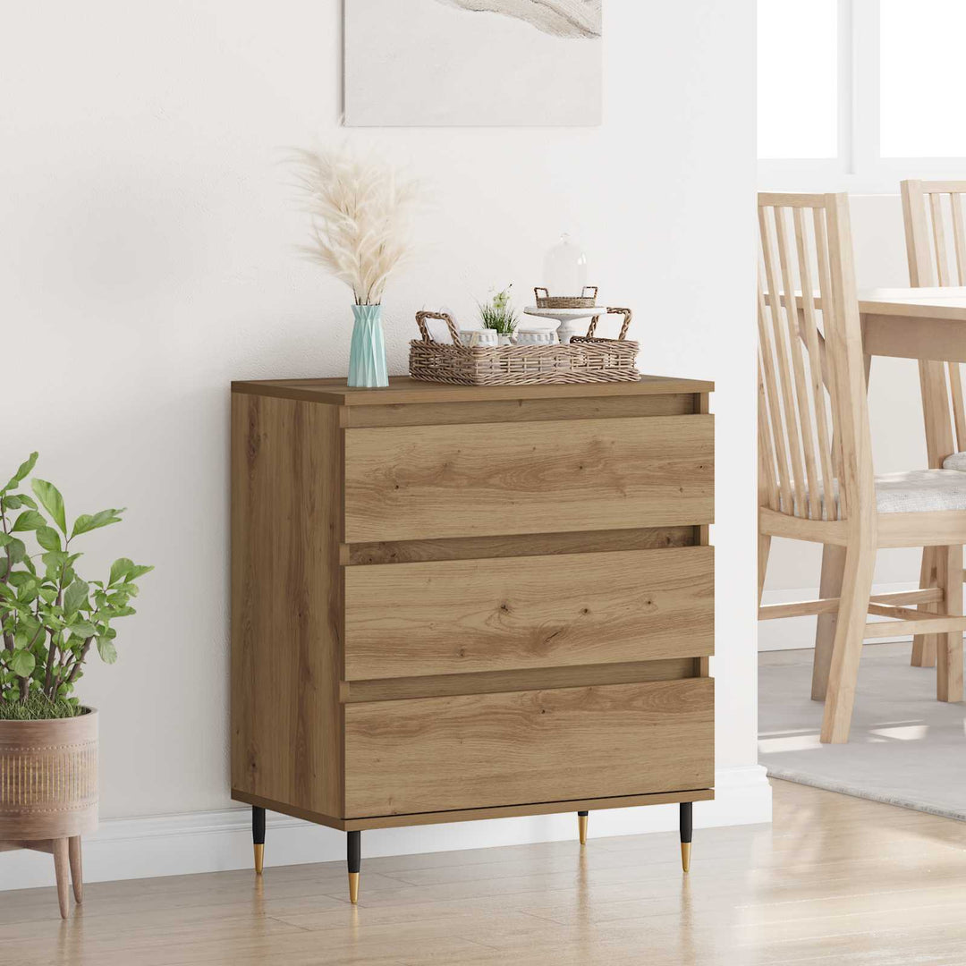 Sideboard Artisan Egetræ 60 x 35 x 70 cm Konstrueret træ